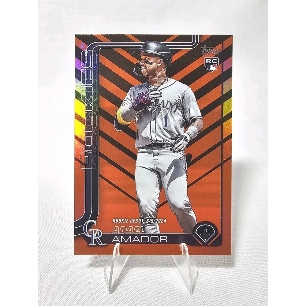 #US94 Adael Amador Rookie Debut Holiday Foil - 2025 Topps Update
